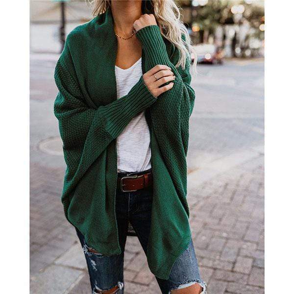 Women Bat Sleeve Sweater Coats for Women