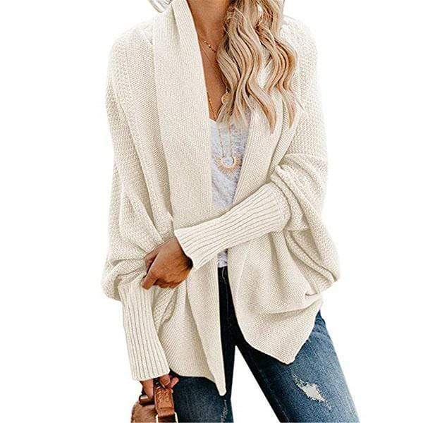 Women Bat Sleeve Sweater Coats for Women
