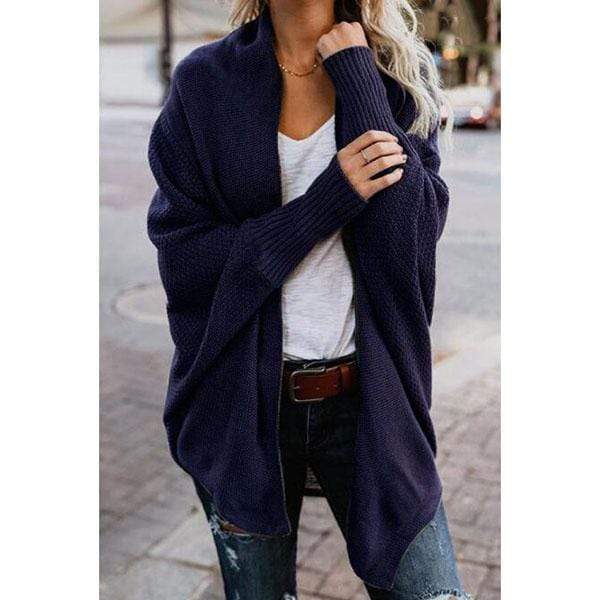 Women Bat Sleeve Sweater Coats for Women